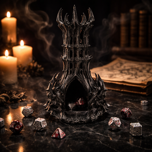 Black Obsidian Dice Tower