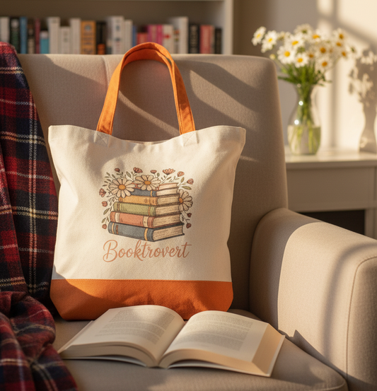 Tote Bag: Booktrovert