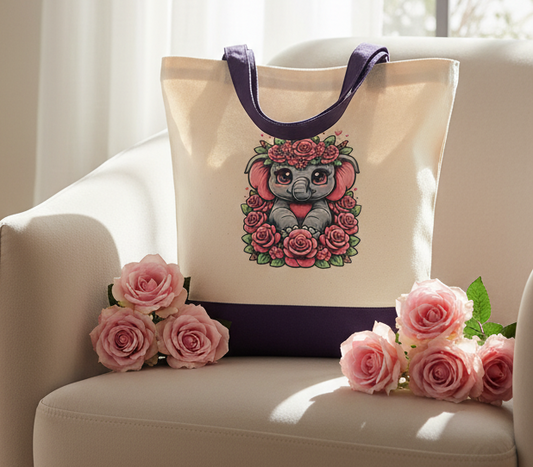 Tote Bag: Baby Elephant