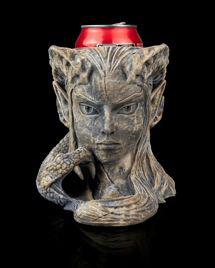 Infernal Gambit Can Holder and Dice Tower