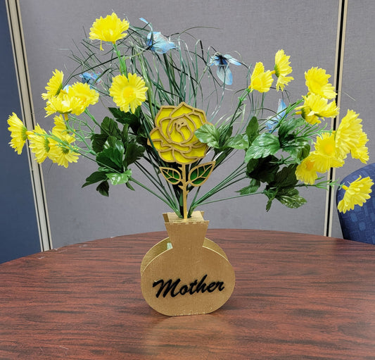 Mother's Day Vase with Flowers